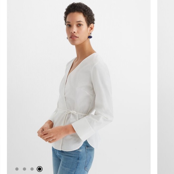 Club Monaco long sleeve wrap top, NWT - Picture 4 of 4